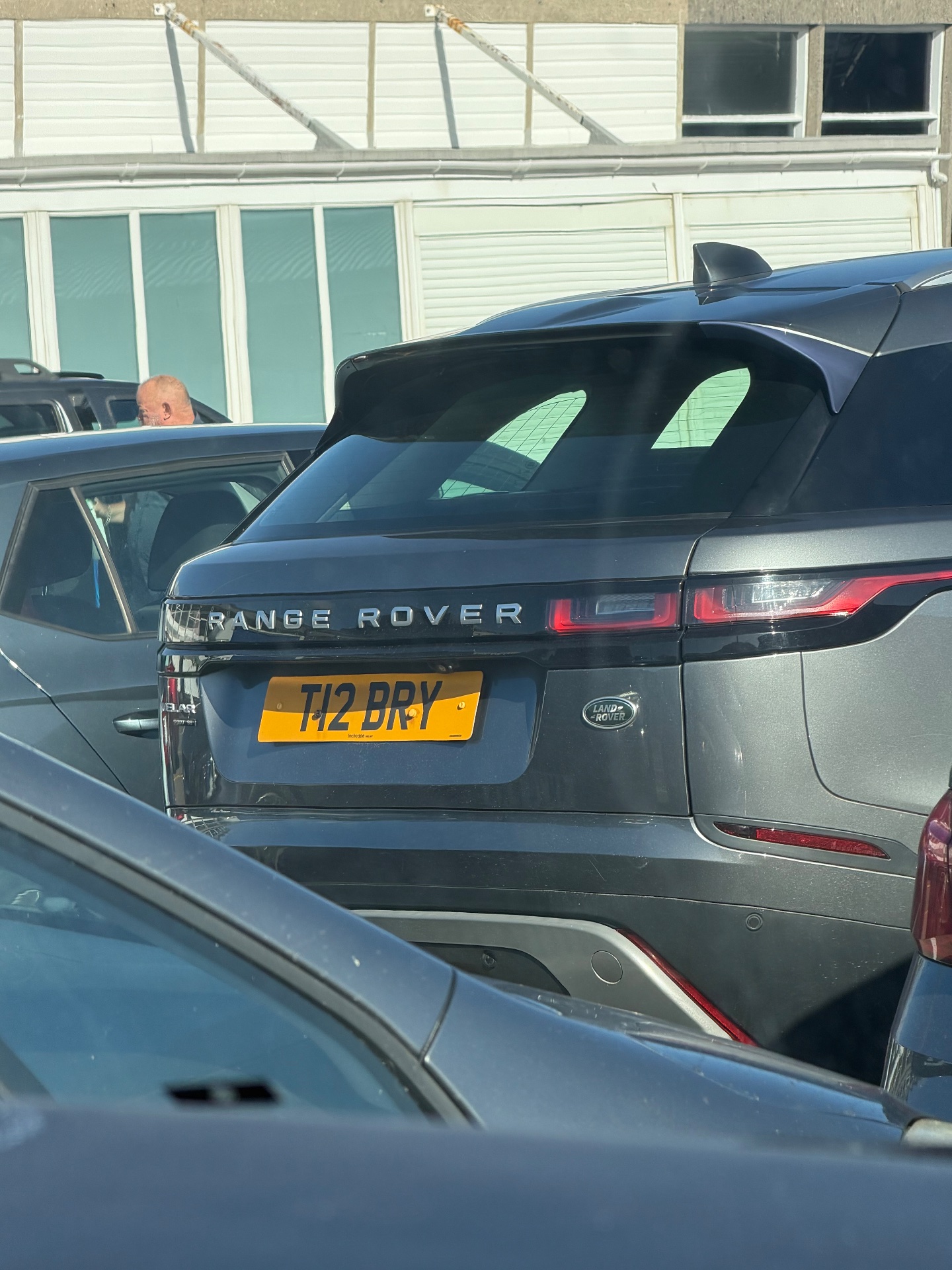 T12 BRY spotted on Land Rover Range Rover Velar