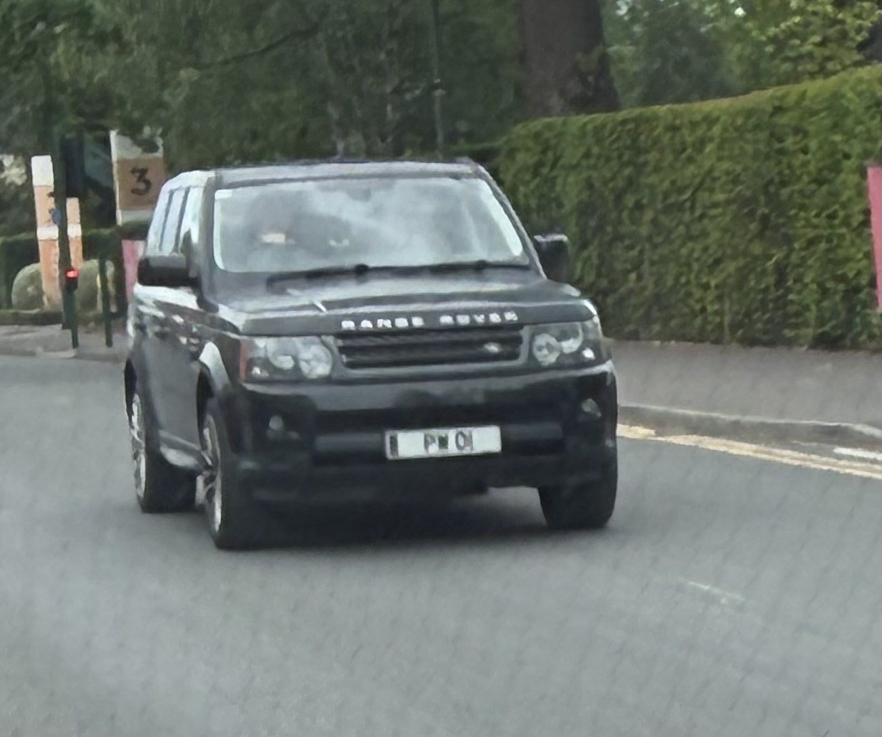 PWO 1 spotted on Land Rover Range Rover Sport