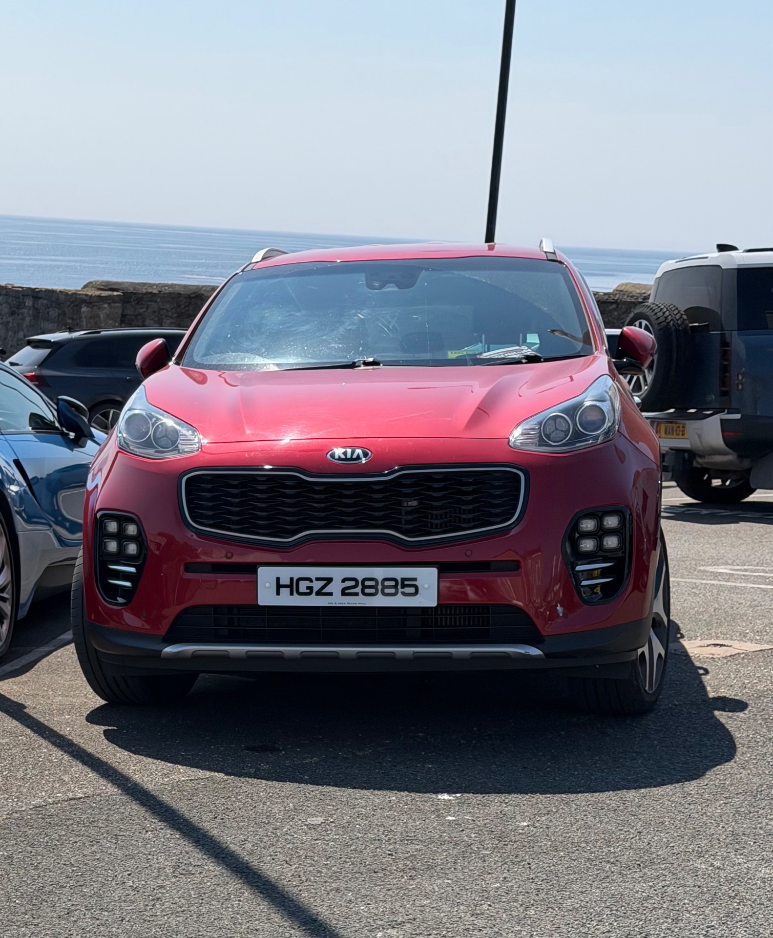 HGZ 2885 spotted on Kia Sportage