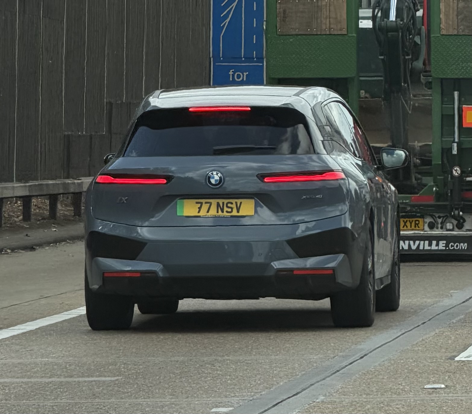 77 NSV spotted on BMW iX M Sport