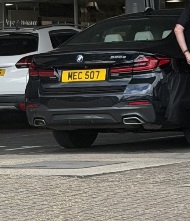MEC 507 spotted on BMW 5 Series