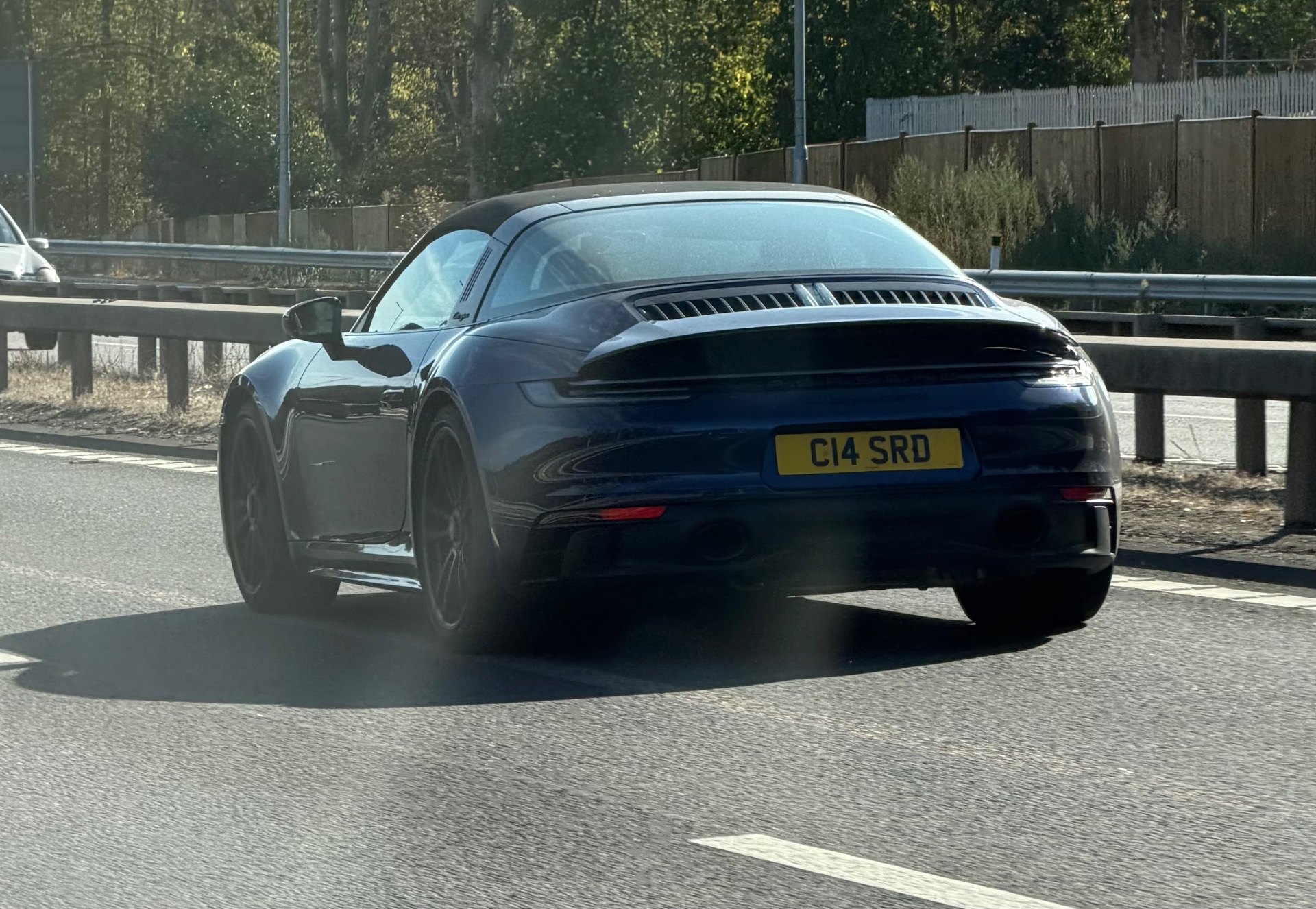 C14 SRD spotted on Porsche 911 Targa 4S