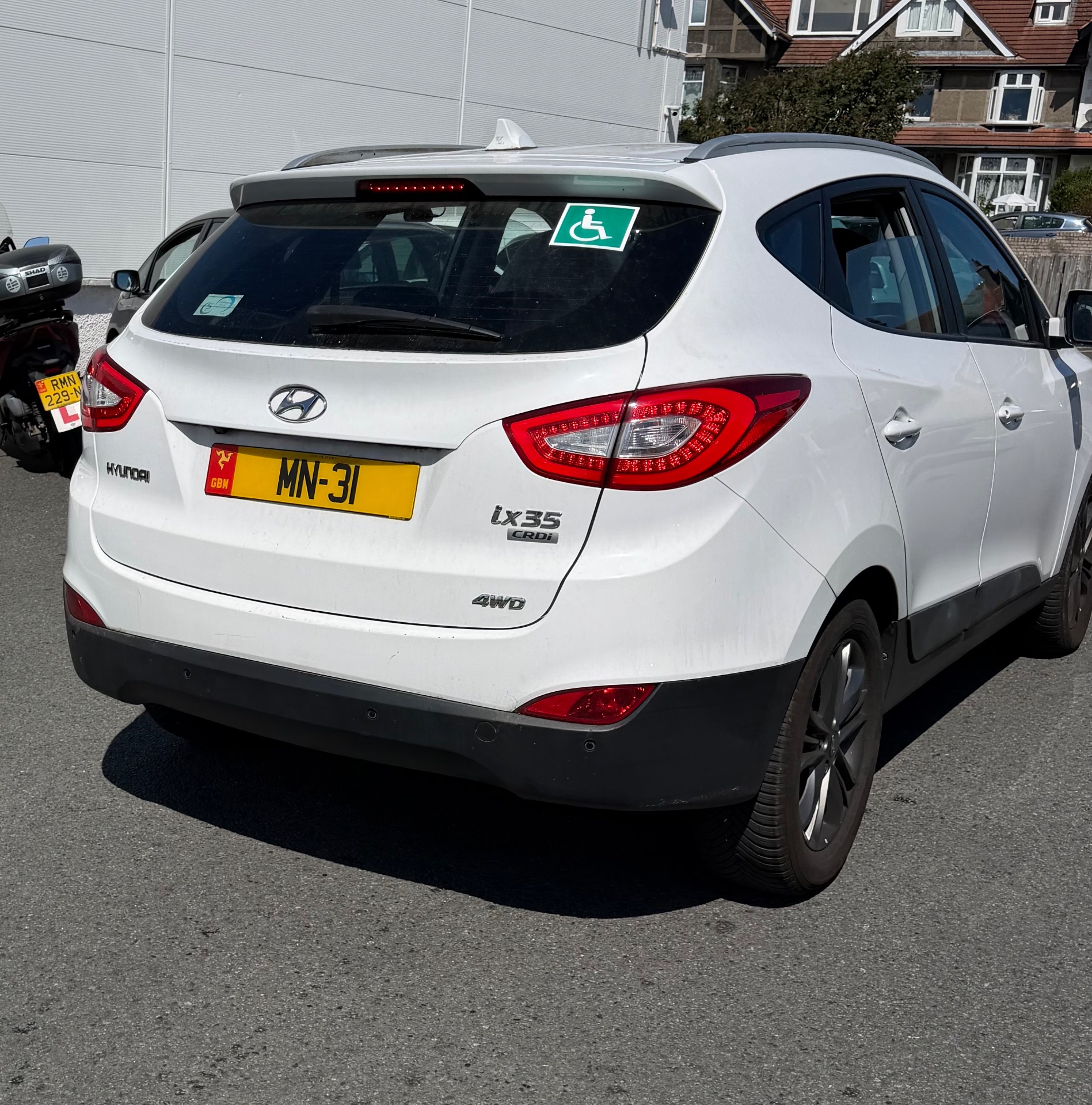 MN 31 Isle of Man number plate photographed in Port Erin