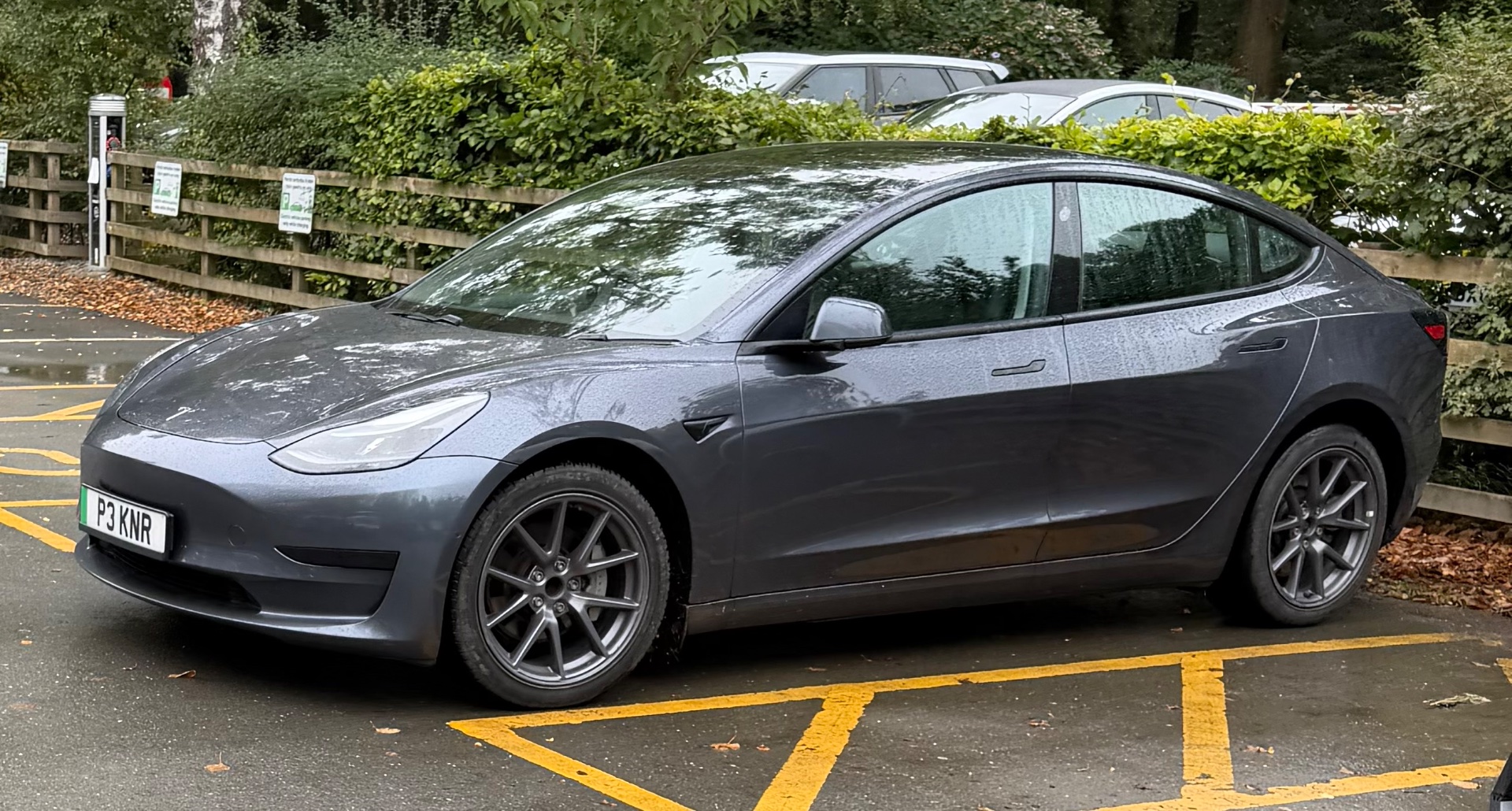 P3 KNR spotted on Tesla Model 3