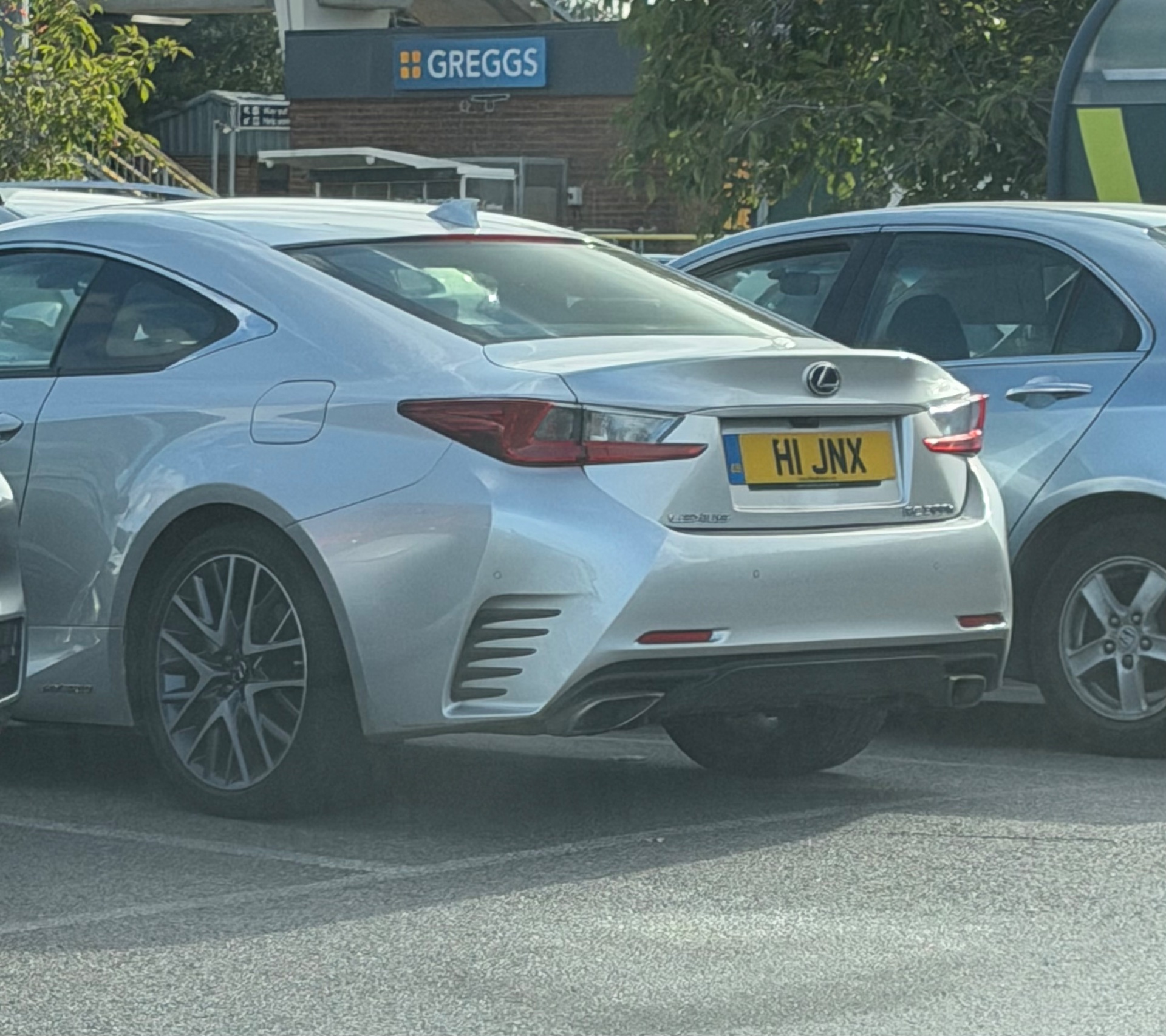 H1 JNX spotted on Lexus RC F