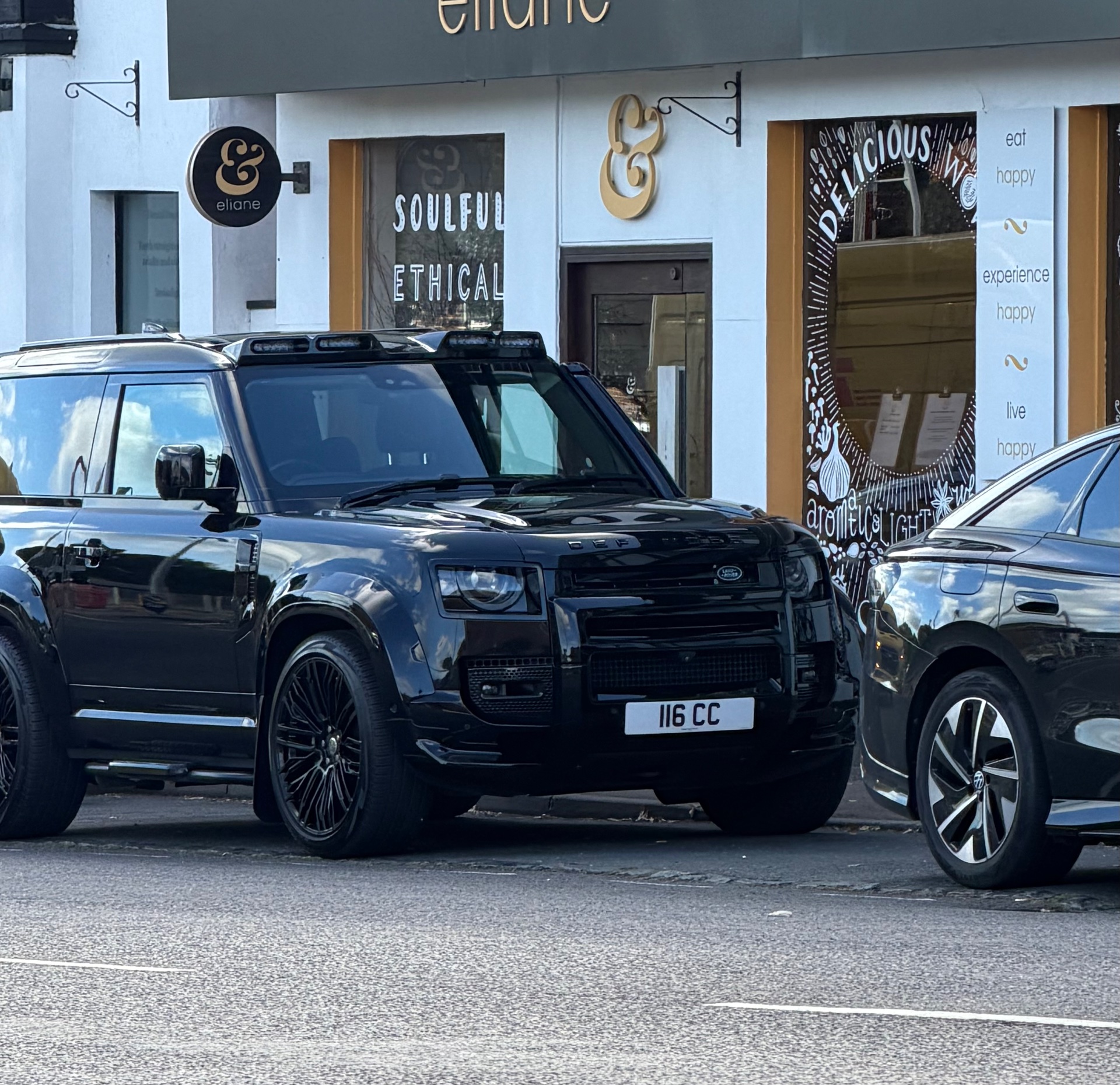116 CC spotted on Land Rover Defender