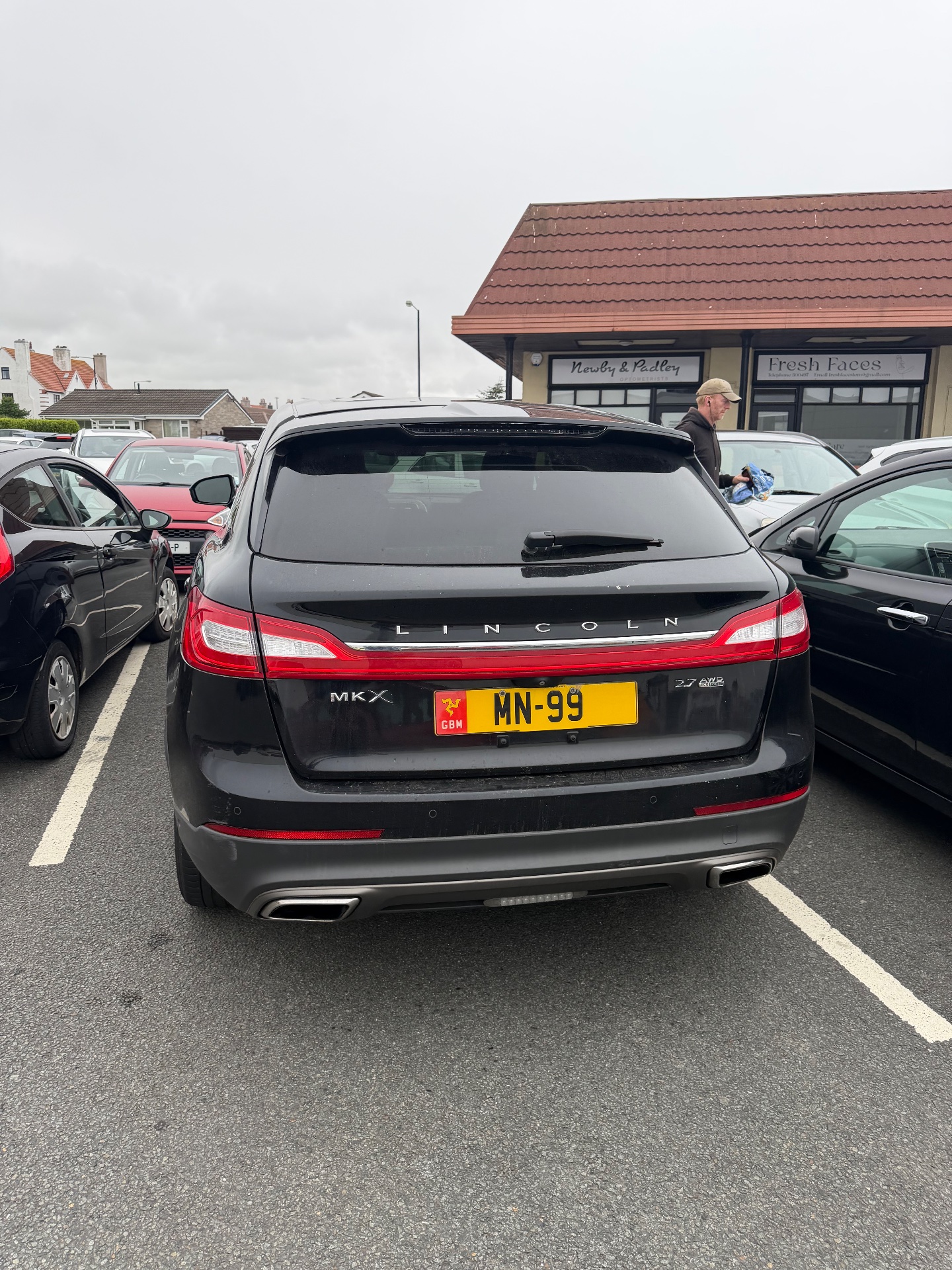 MN 99 Isle of Man number plate photographed in Port Erin