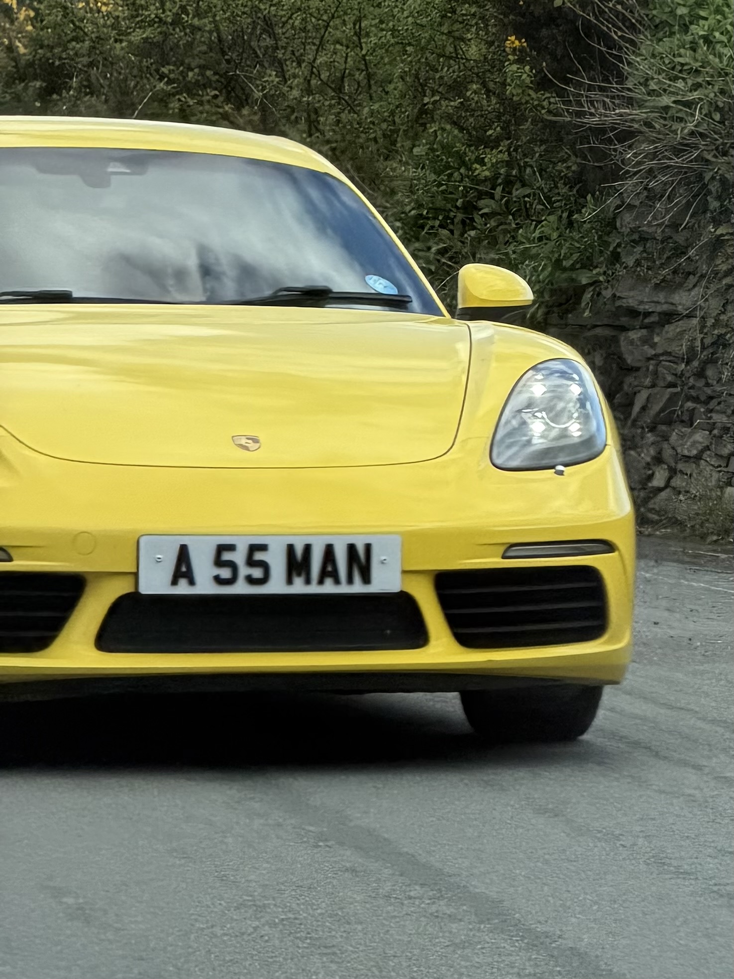 A 55 MAN spotted in Laxey