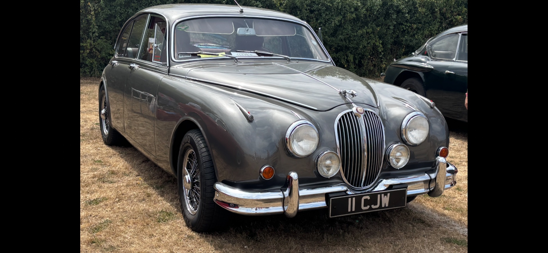 11 CJW private number plate on a Jaguar, spotted in Ipswich