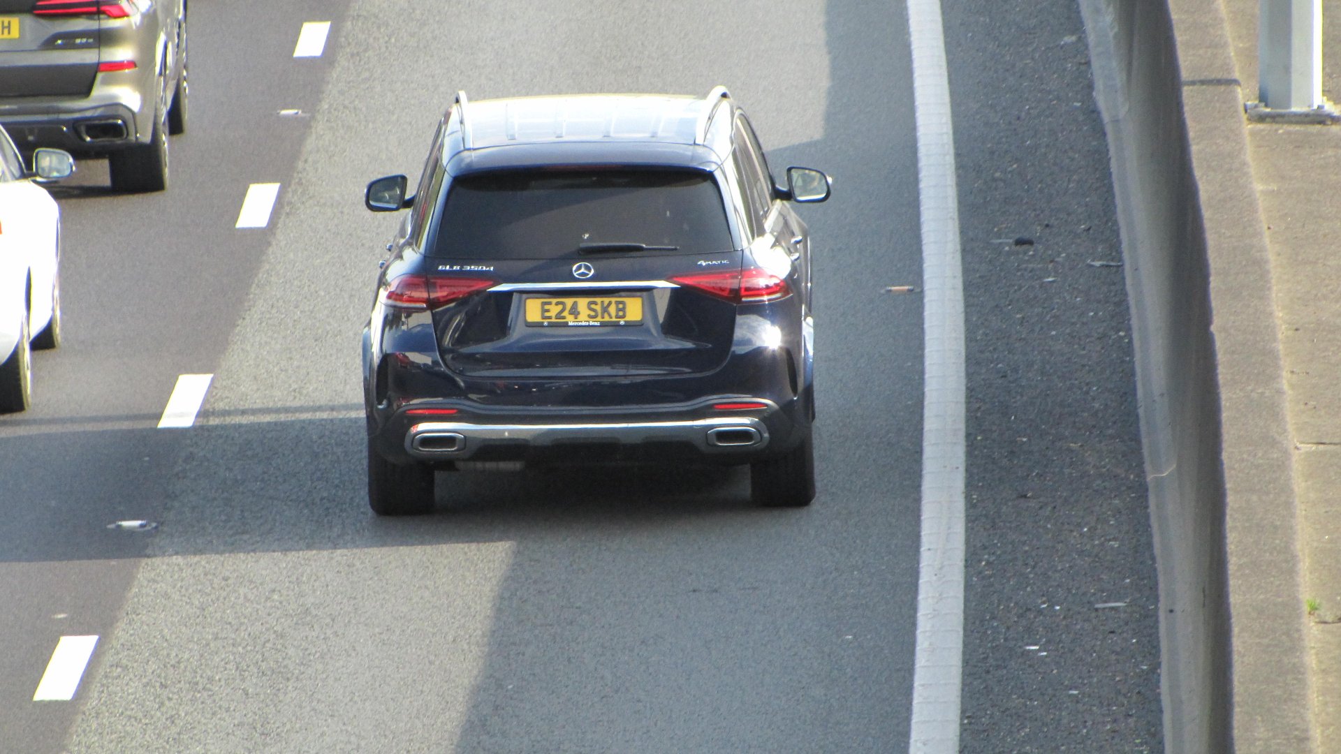 E24 SKB private number plate on a Mercedes-Benz GLE, spotted in Slough