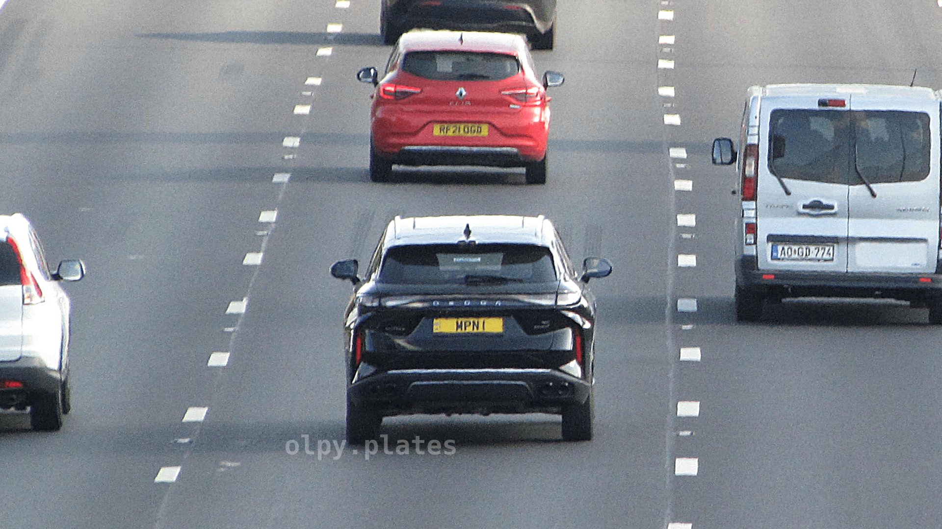 MPN 1 private number plate on a Omoda, spotted in Slough