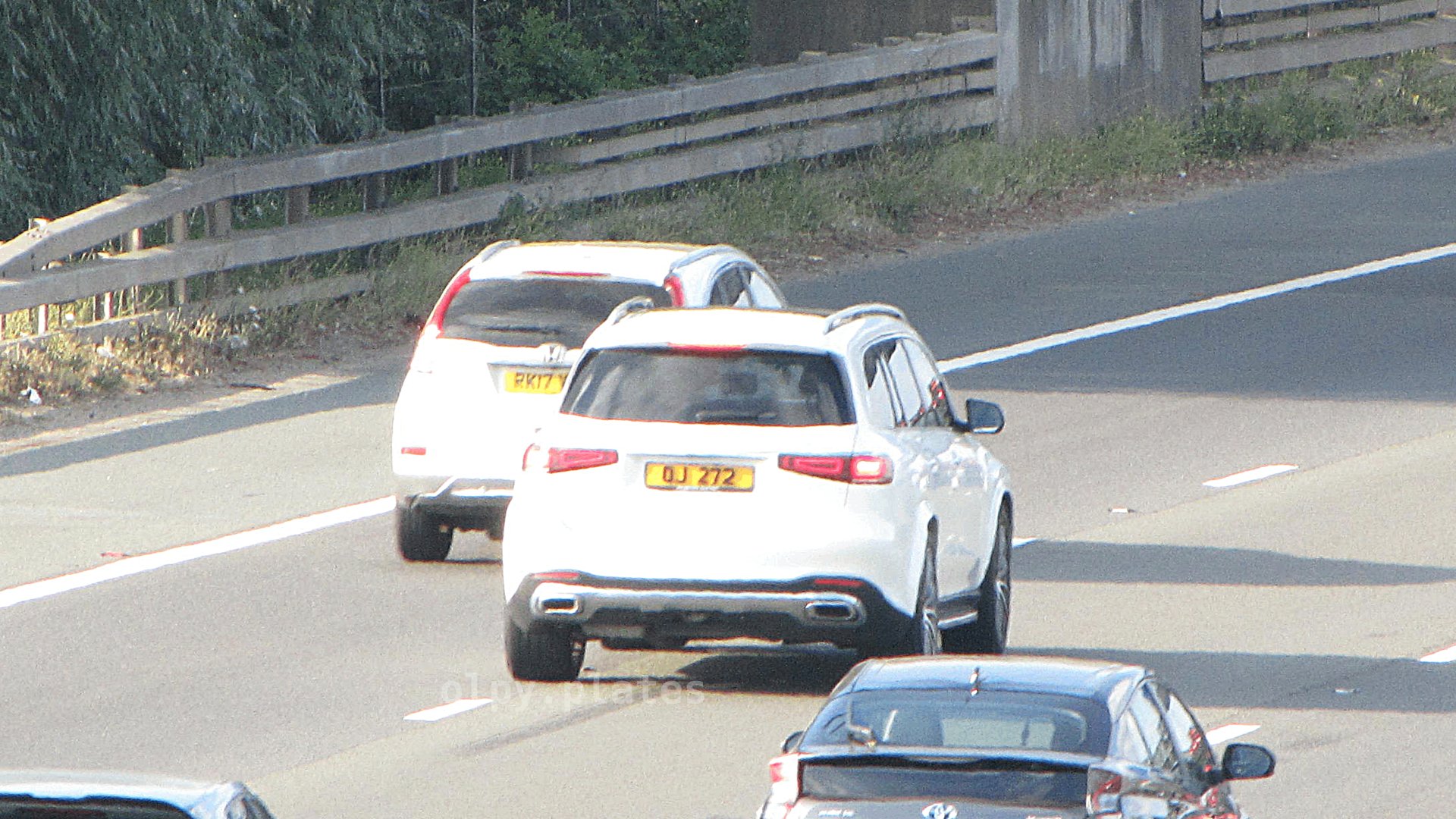 OJ 272 private number plate on a Mercedes-Benz GLS, spotted in Slough
