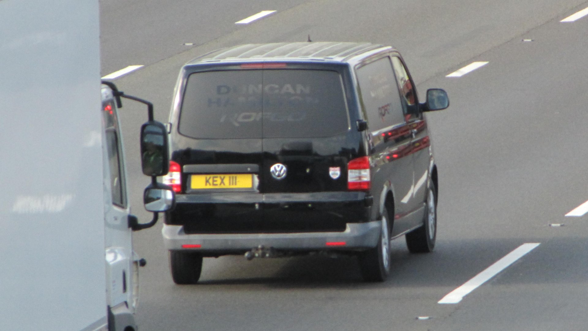 KEX 111 private number plate on a Volkswagen, spotted in Slough