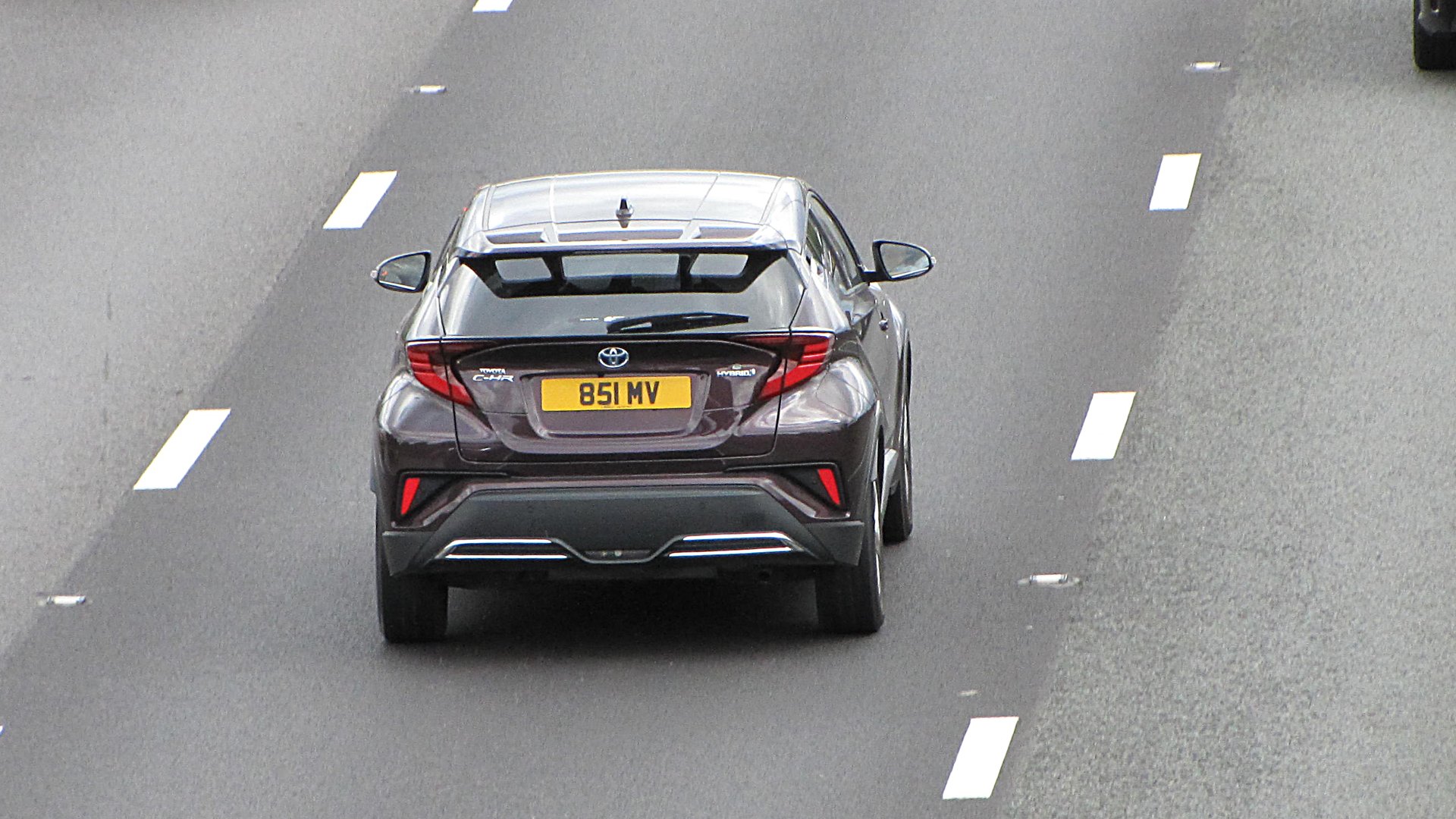 851 MV spotted on Toyota C-HR