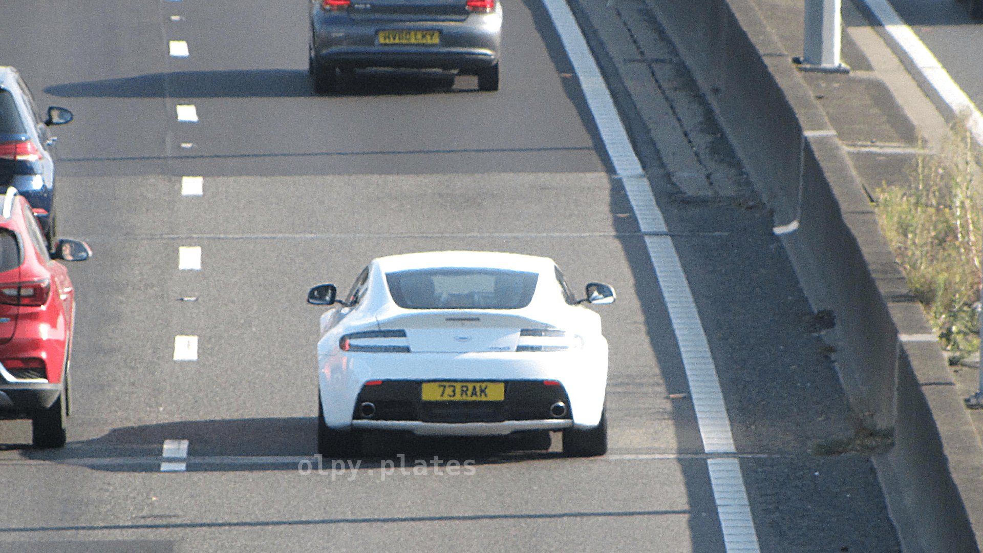 73 RAK spotted on Aston Martin Vantage GT8