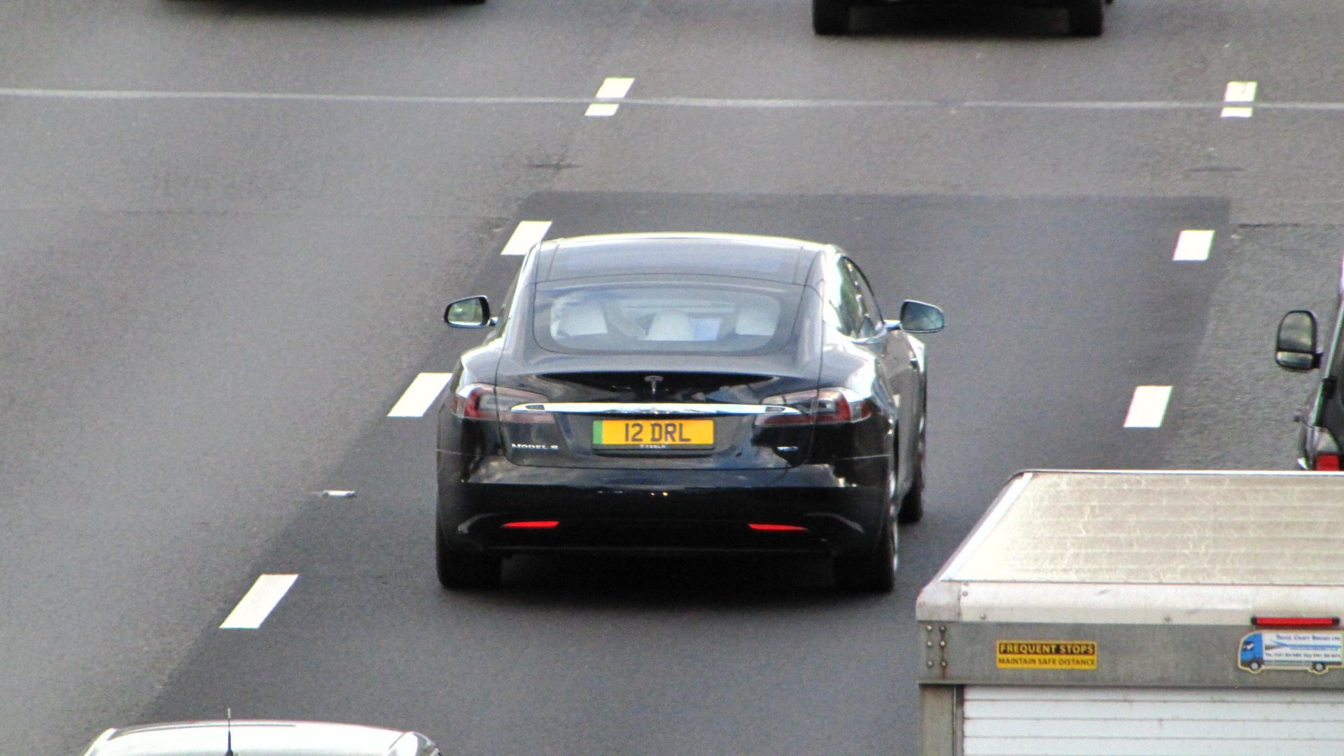 12 DRL spotted on Tesla Model S