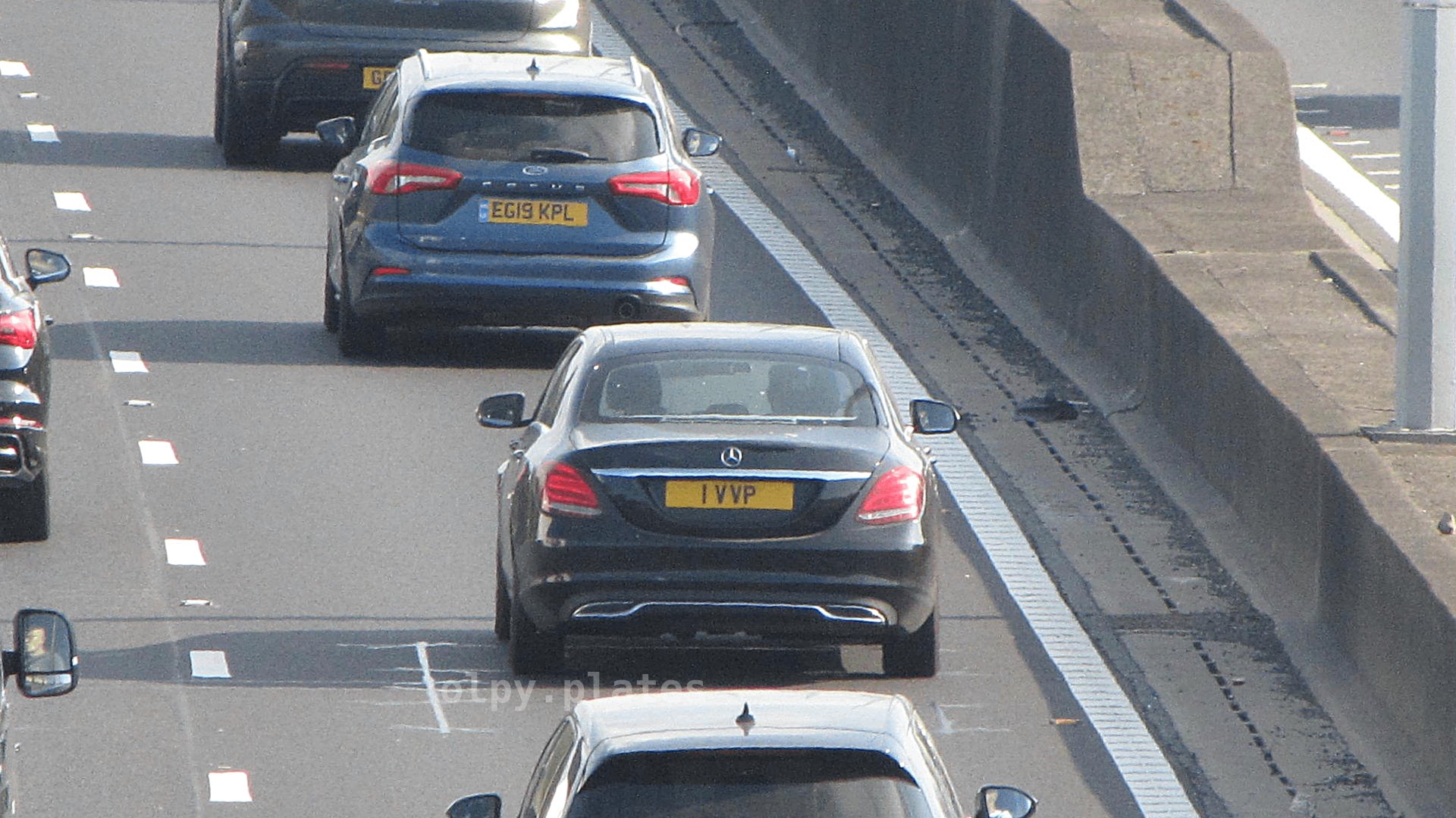 1 VVP private number plate on a Mercedes-Benz C-Class, spotted in Slough
