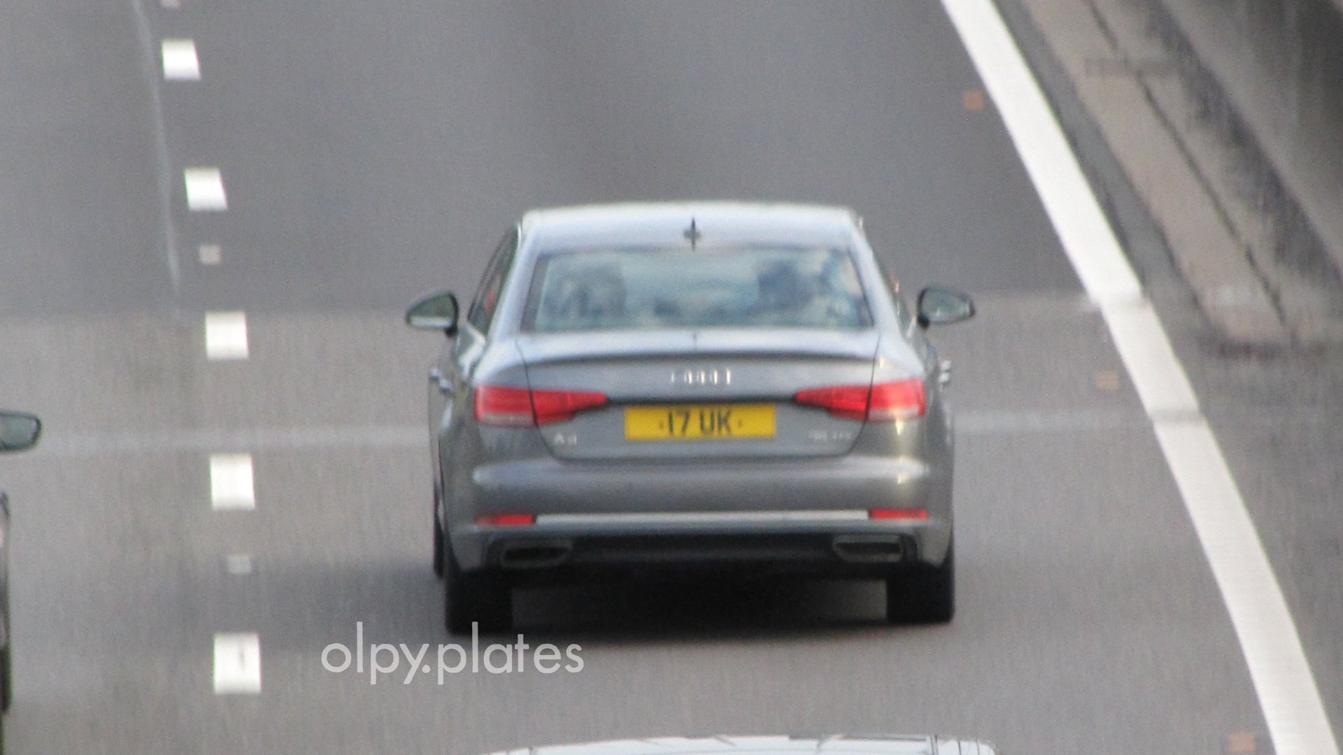 17 UK spotted on Audi A4