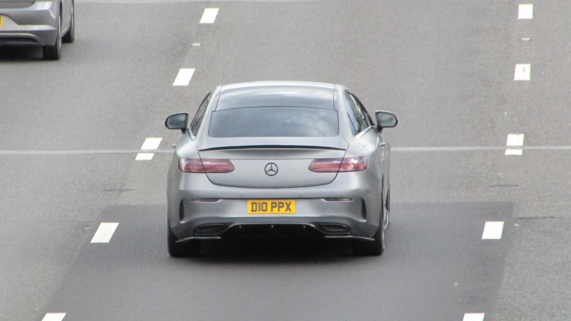 D10 PPX private number plate on a Mercedes-Benz E-Class, spotted in Slough