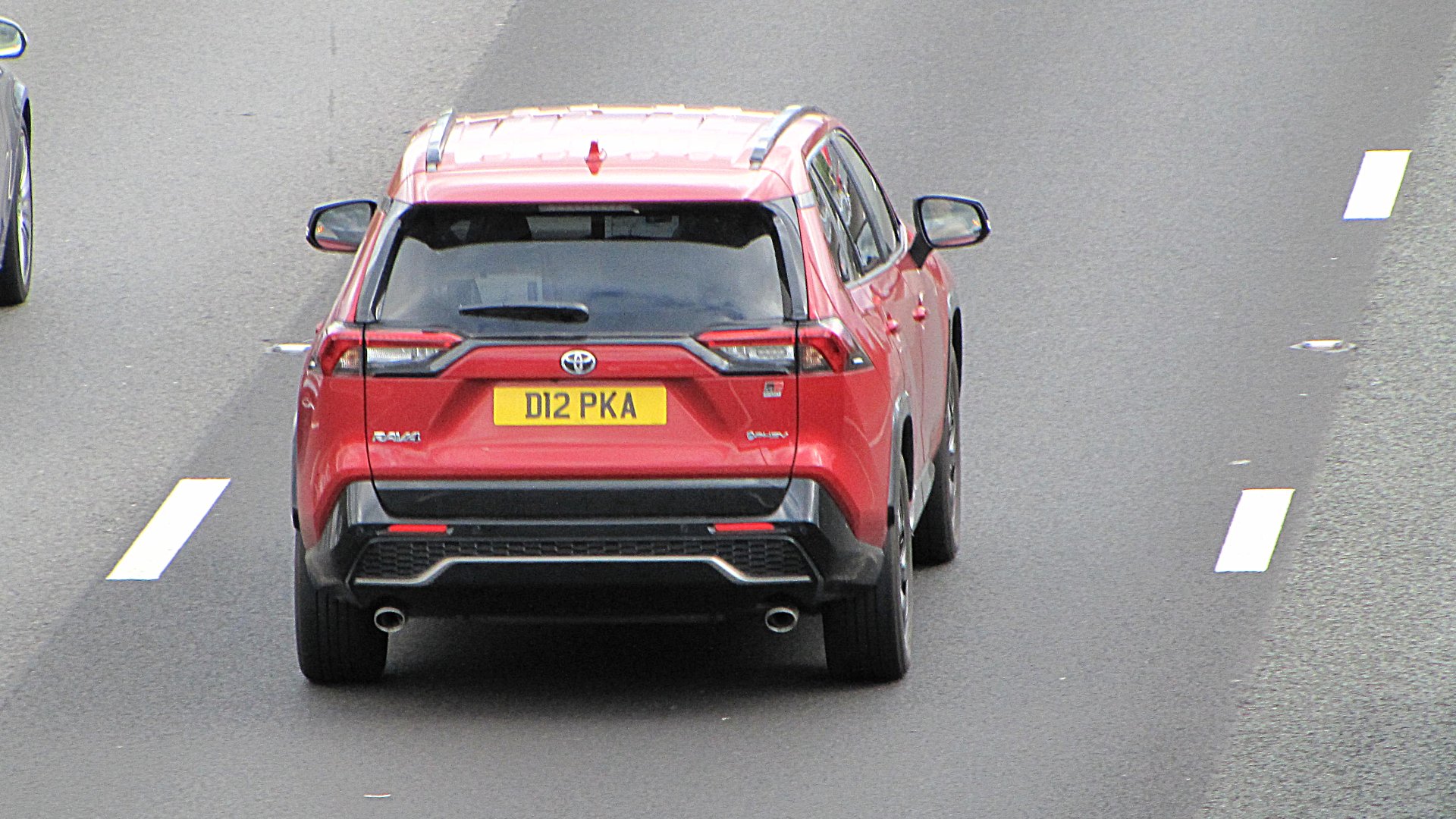 D12 PKA private number plate on a Toyota RAV4, spotted in Slough