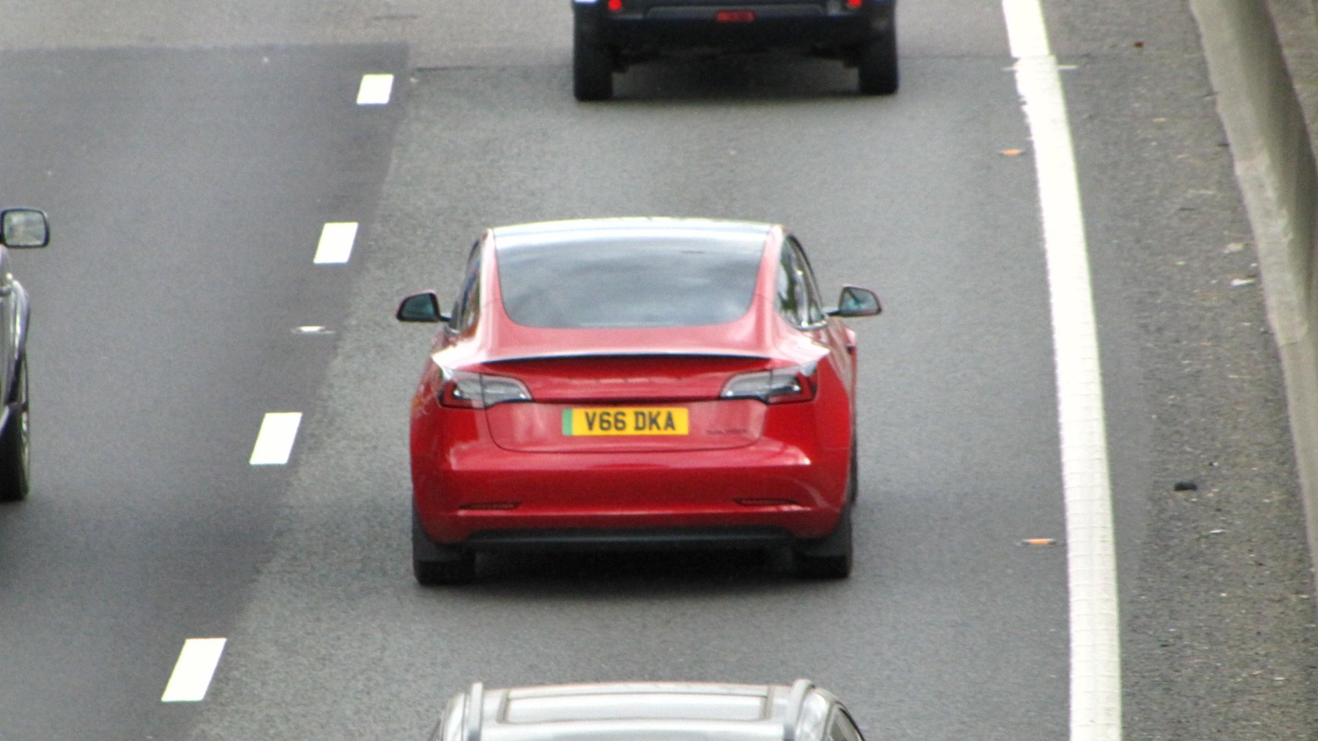 V66 DKA spotted on Tesla Model 3