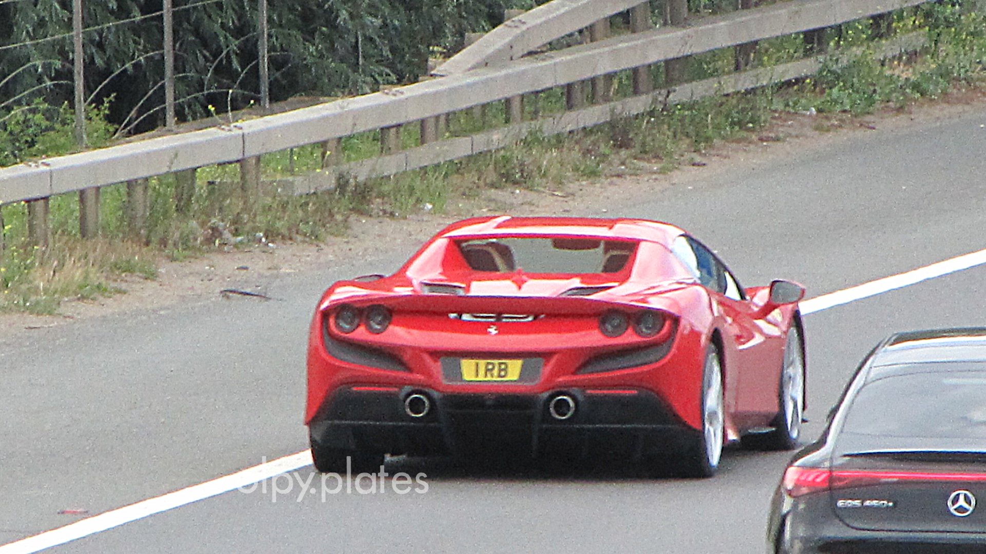 1 RB spotted on Ferrari F8 Tributo