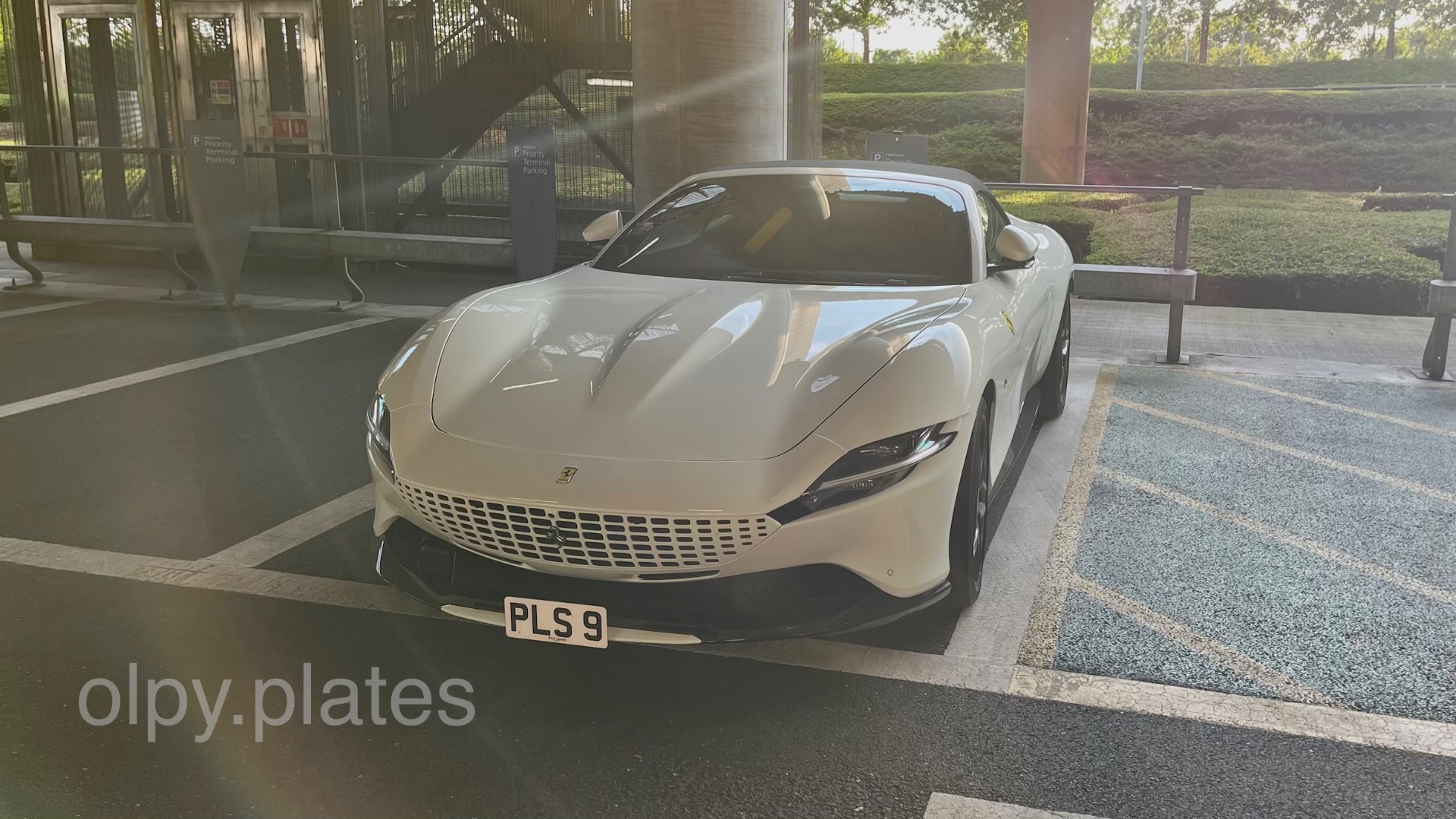 PLS 9 spotted on Ferrari Roma