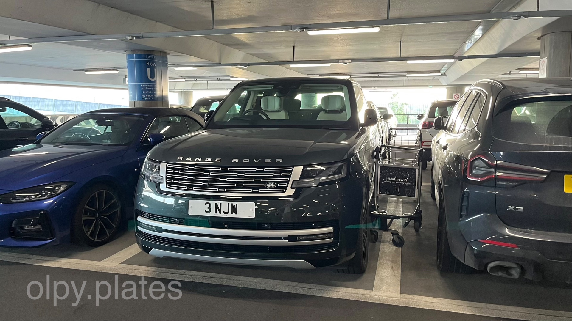 3 NJW spotted on Land Rover Range Rover
