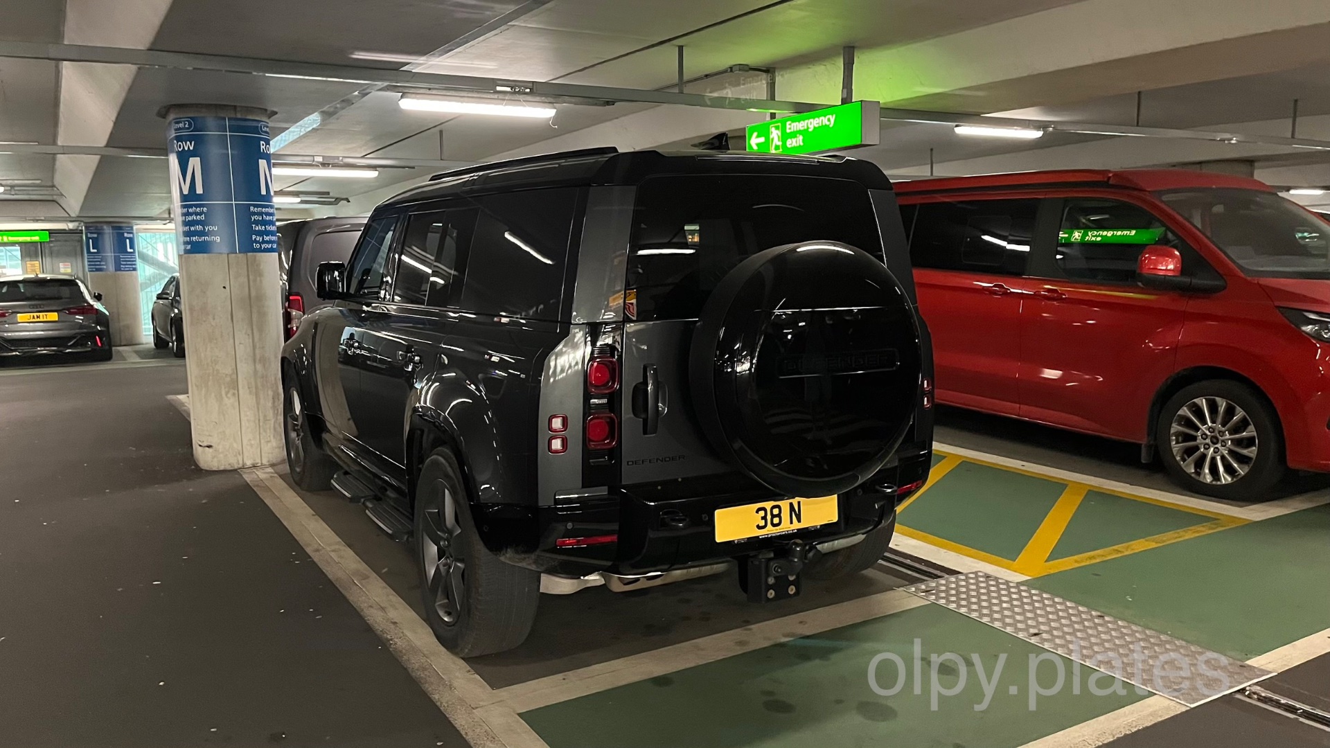 38 N spotted on Land Rover Defender