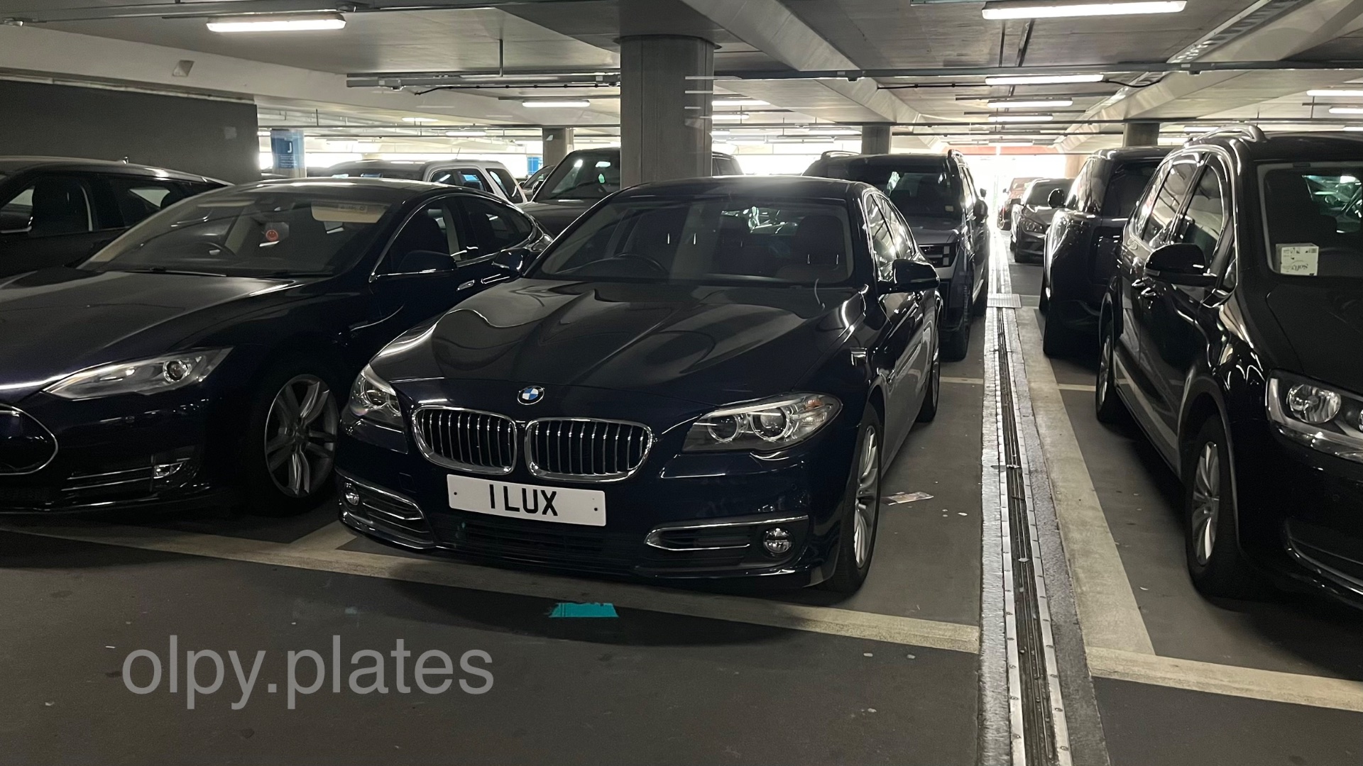 1 LUX spotted on BMW 5 Series