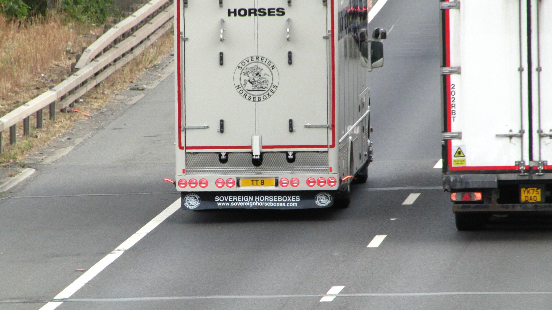 TT 8 private number plate on a Scania, spotted in Slough