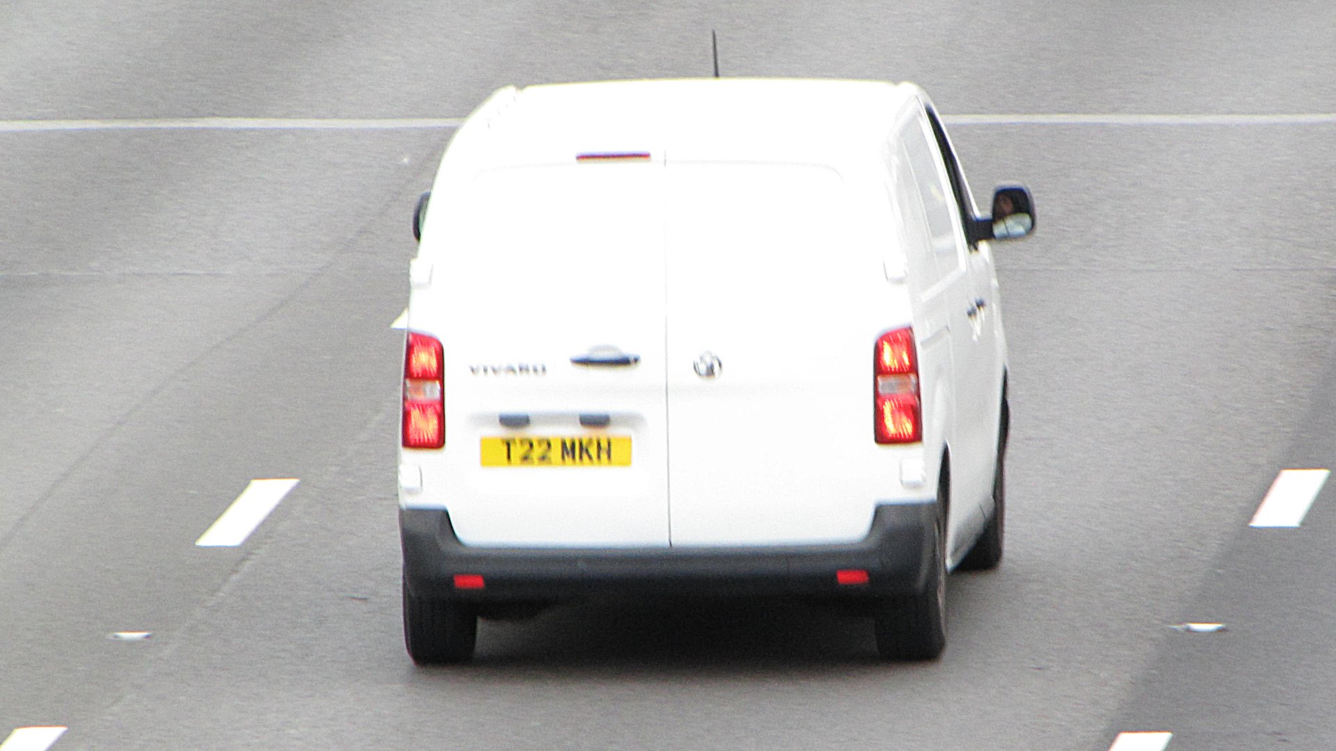 T22 MKH private number plate on a Vauxhall Vivaro, spotted in Slough