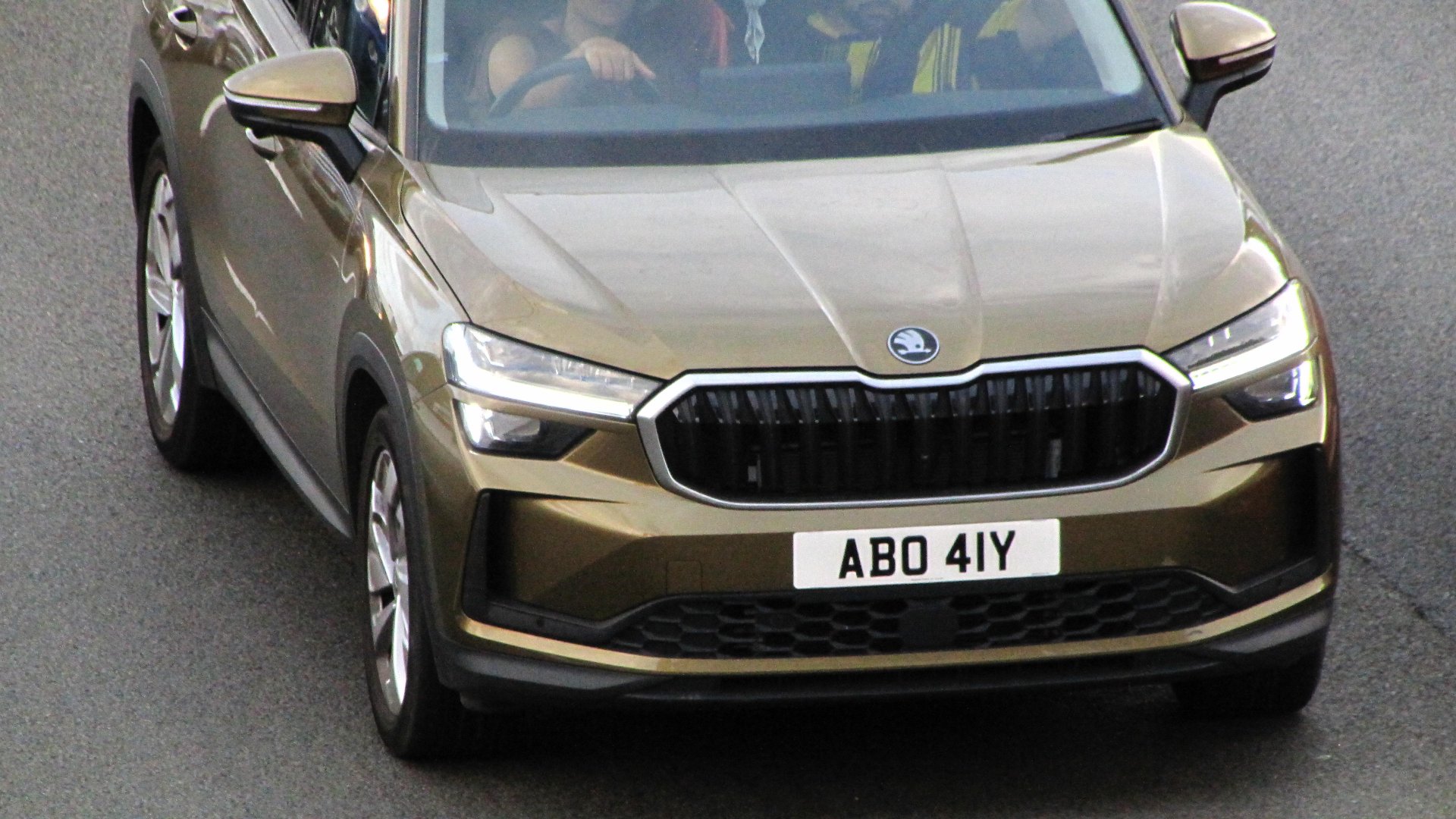 ABO 41Y spotted on Skoda Enyaq