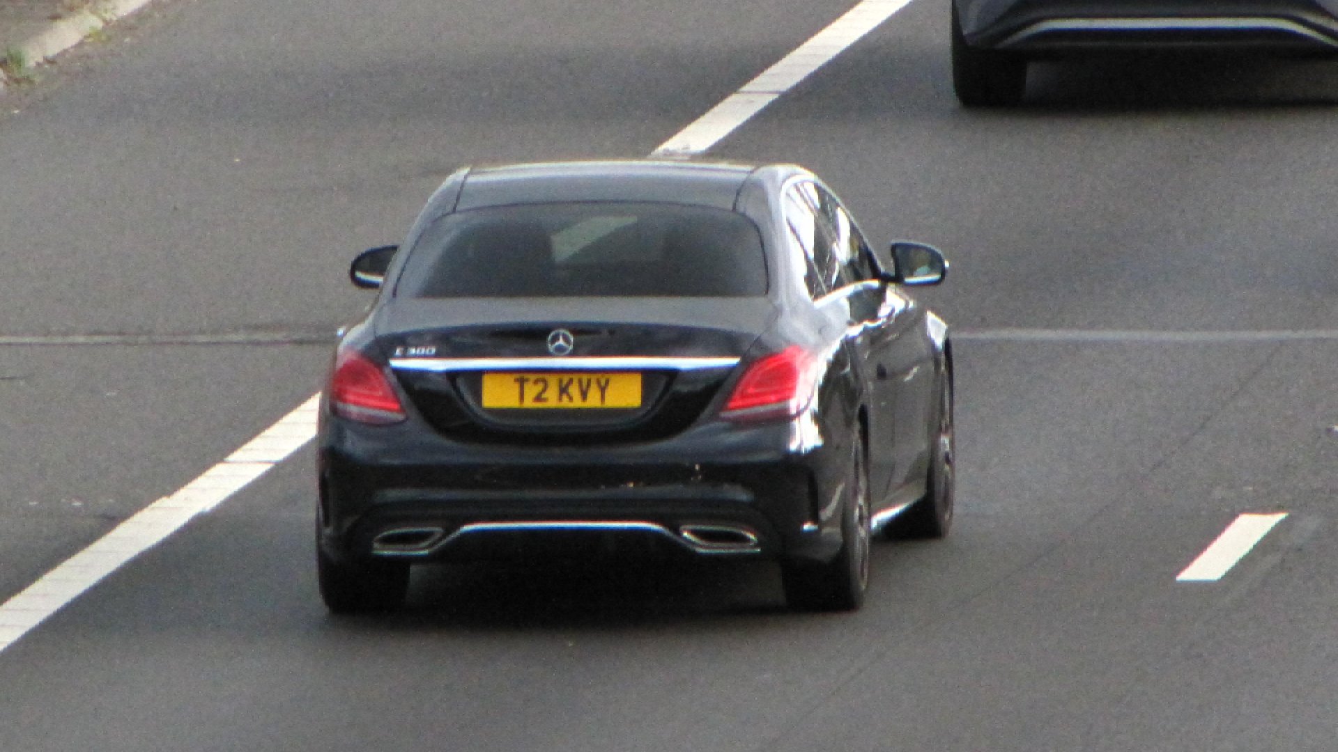 T2 KVY private number plate on a Mercedes-Benz C-Class, spotted in Slough