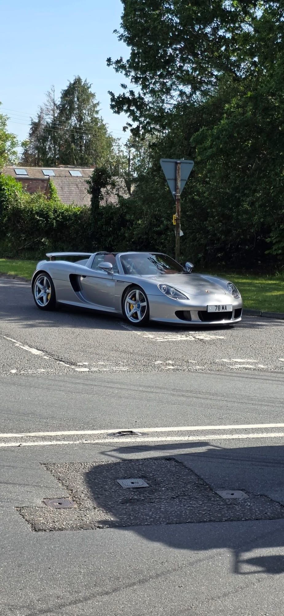 78 MA spotted on Porsche Carrera GT