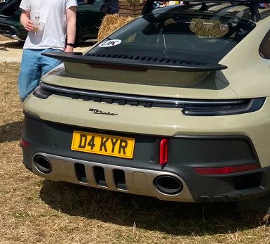 D4 KYR spotted on Porsche 911 Dakar