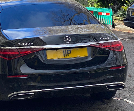 11 P spotted on Mercedes-Benz S-Class