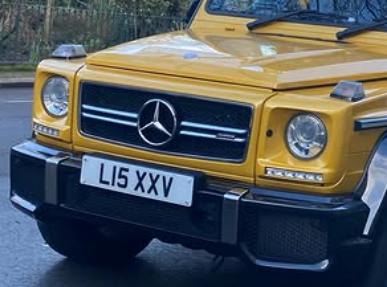 L15 XXV spotted on Mercedes-Benz G-Class