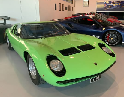 400 F spotted on Lamborghini Miura