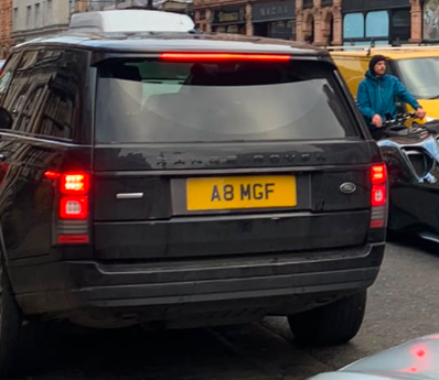 A8 MGF spotted on Land Rover