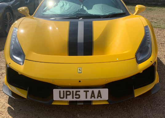 UP15 TAA spotted on Ferrari