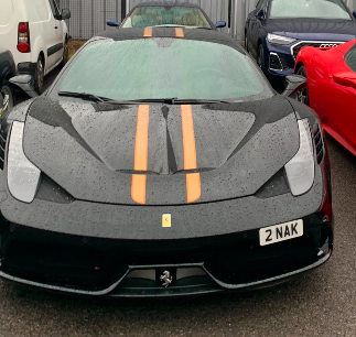 2 NAK spotted on Ferrari 458