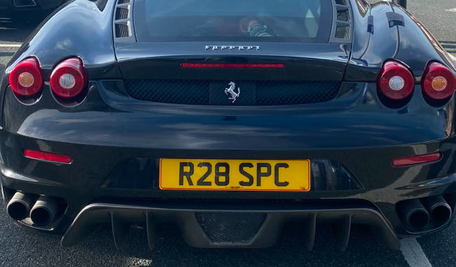 R28 SPC spotted on Ferrari F430