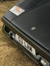 G3 LAM spotted on Lamborghini Countach