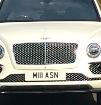 M111 ASN spotted on Bentley Bentayga