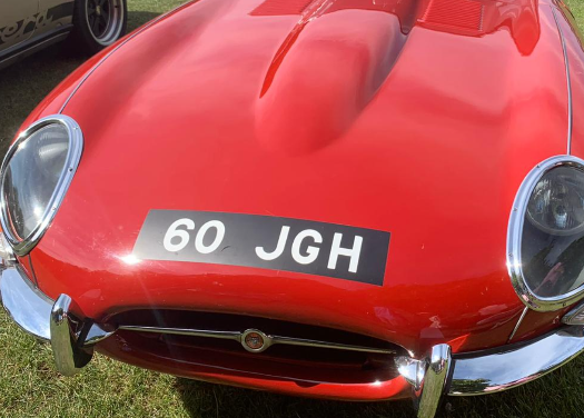 60 JGH spotted on Jaguar E-Type
