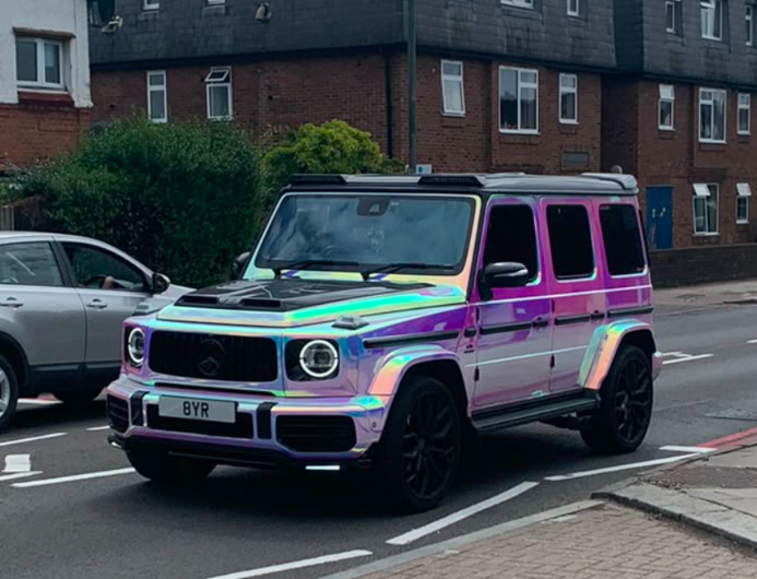 8 YR spotted on Mercedes-Benz G-Class
