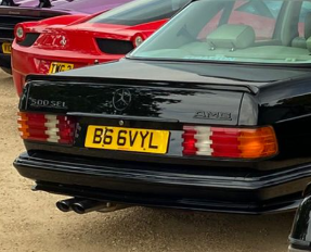 B66 VYL spotted on Mercedes-Benz