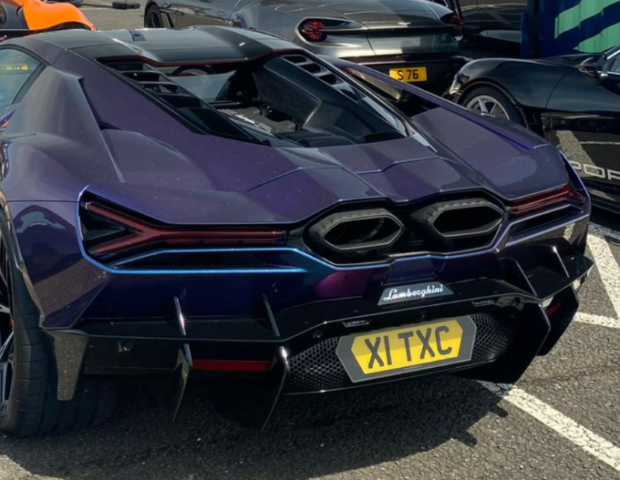 X1 TXC spotted on Lamborghini Revuelto