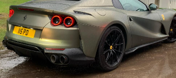 115 PD spotted on Ferrari